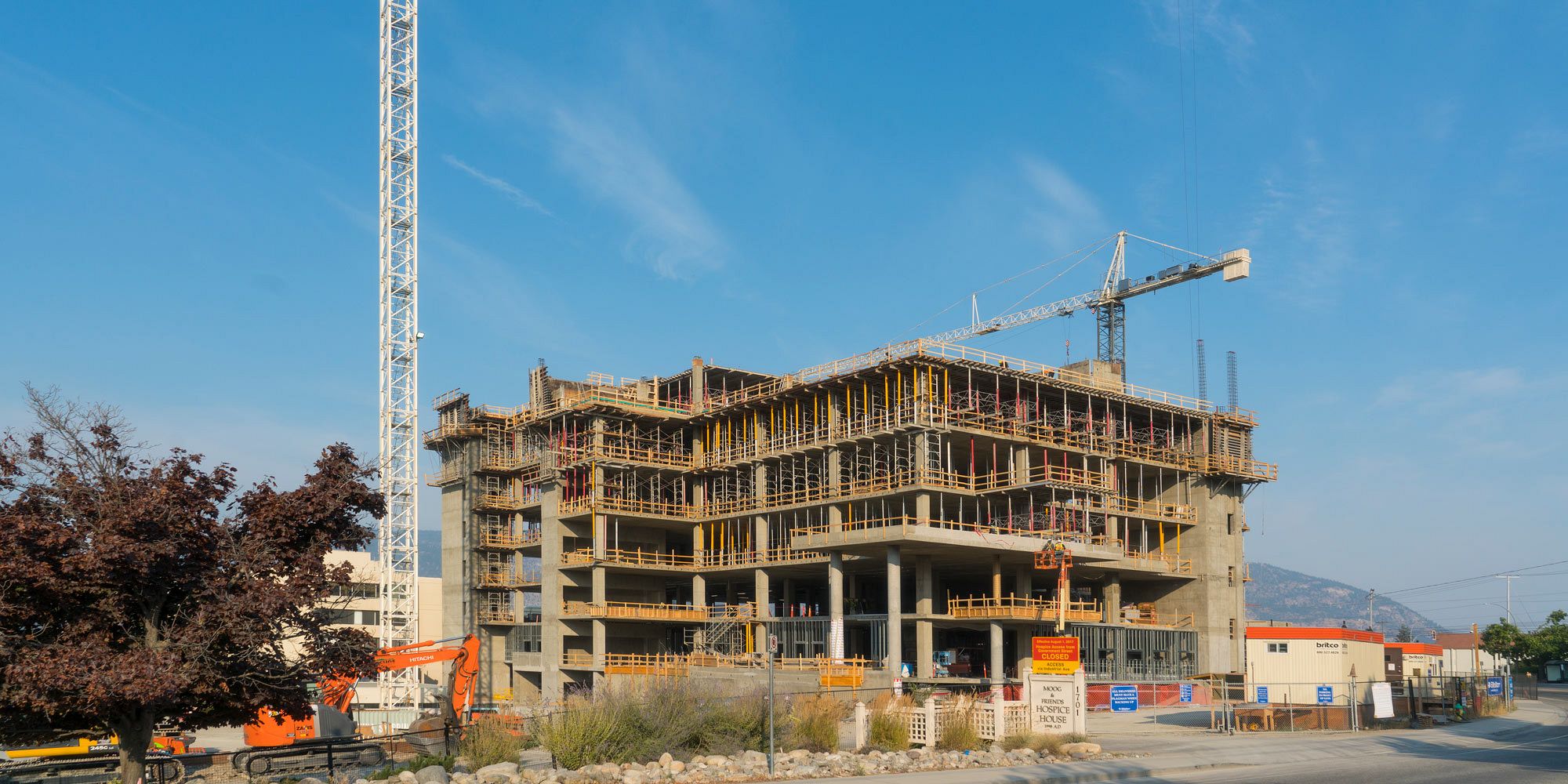 Penticton Regional Hospital Patient Care Tower Concrete